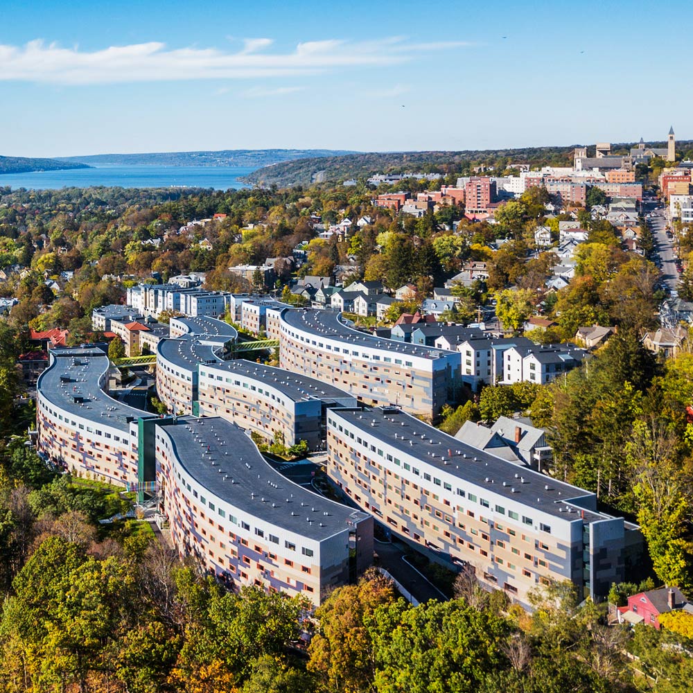 Cornell student housing at Collegetown Terrace is conveniently located just minutes from the Cornell University campus.