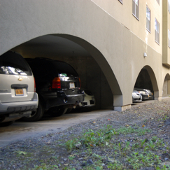 Collegetown Terrace offers covered parking