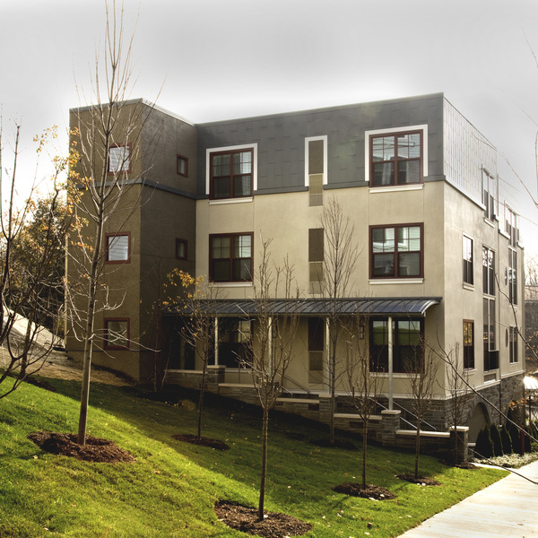 Cornell student housing at , part of the Collegetown Terrace community.