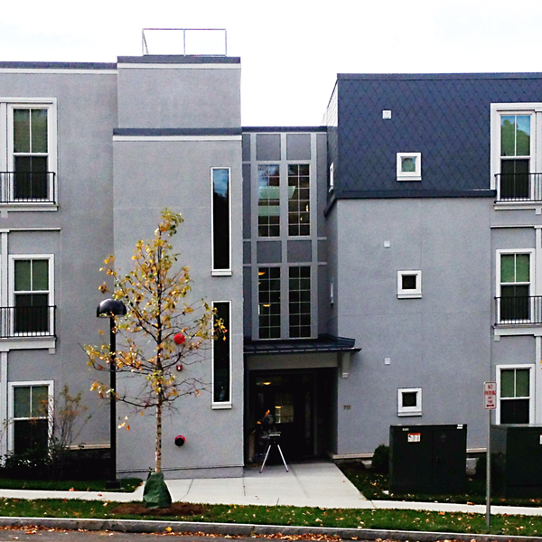 Cornell student housing at , part of the Collegetown Terrace community.