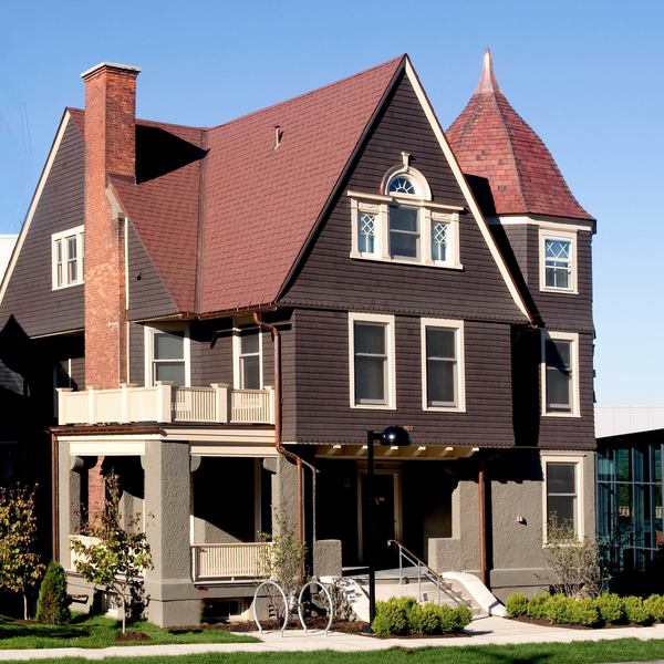 Cornell student housing at , part of the Collegetown Terrace community.