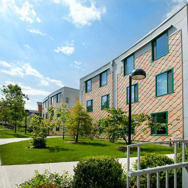 Cornell student housing at , part of the Collegetown Terrace community.