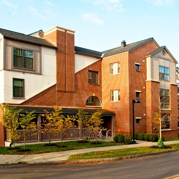 Cornell student housing at , part of the Collegetown Terrace community.